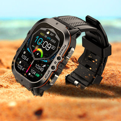 Sport Smart Watch C26 1.96 اینچ AMOLED صفحه نمایش بزرگ استفاده از شیشه ضد انفجار و ضد قطره
